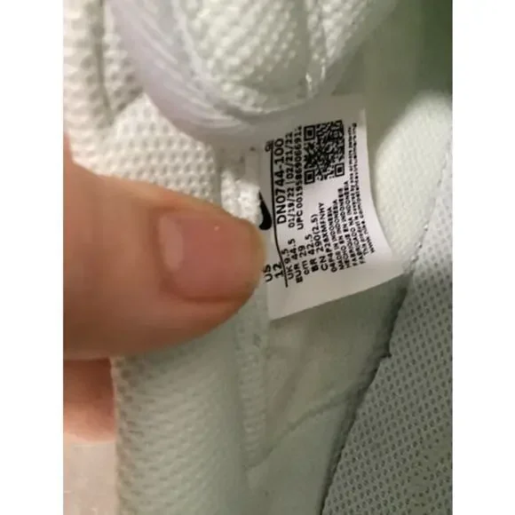 ~Nike Blazer Low Platform ESS Woven White Low-top Stylish Sneaker NEW size 12 - Picture 5 of 7